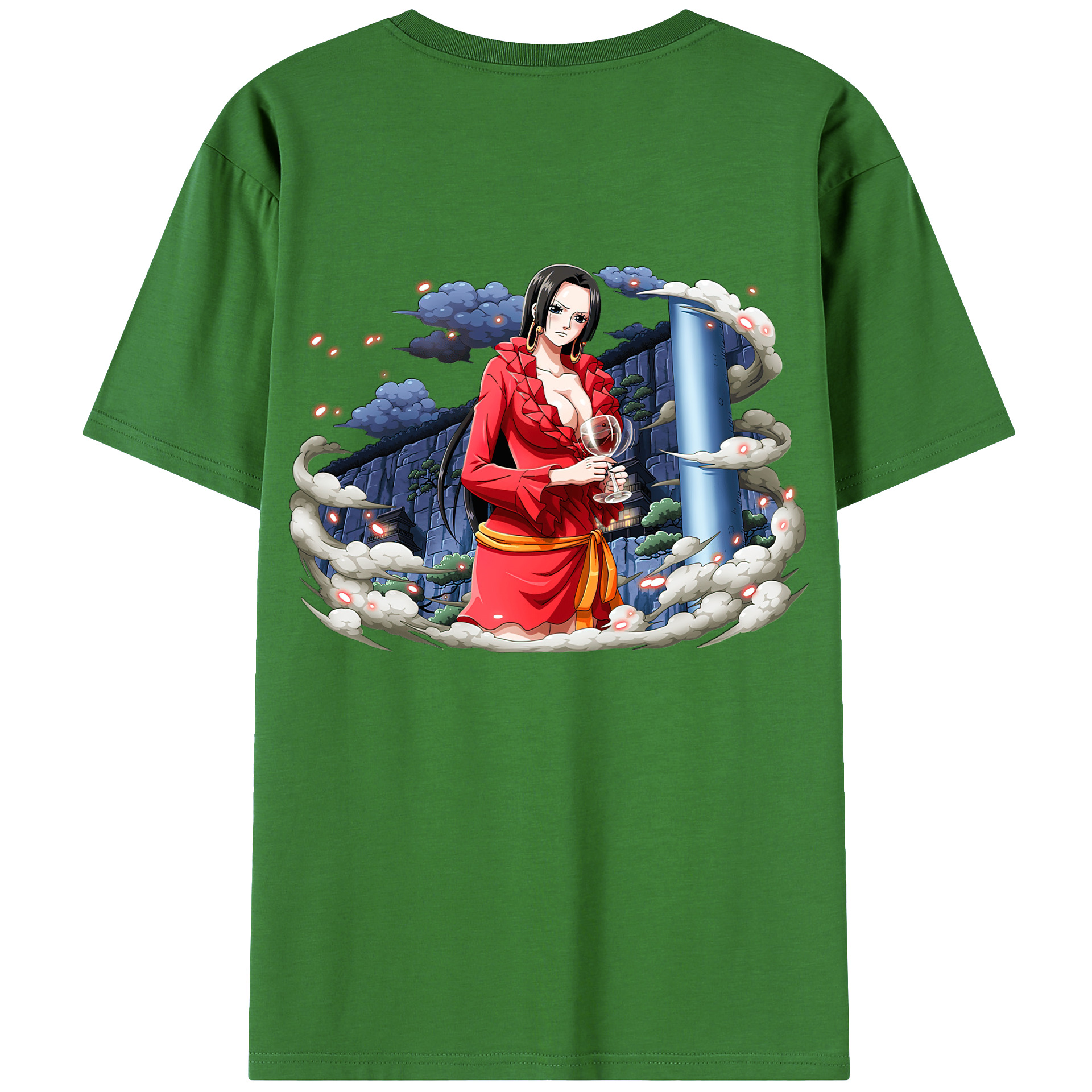 ワンピース ボア・ハンコック ONE PIECE Boa·Hancock レディース半袖Tシャツ(バックプリント)